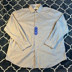 Calvin Klein Men’s Gray Checkered Shirt